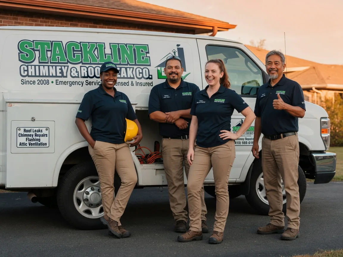 Chimney flashing repair company in Stacy, MN